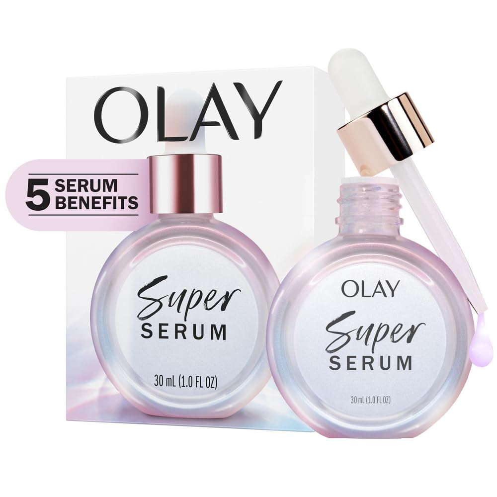 Olay Super Serum 1.0 Oz With Niacinamide, Vitamin C, Collagen Peptide