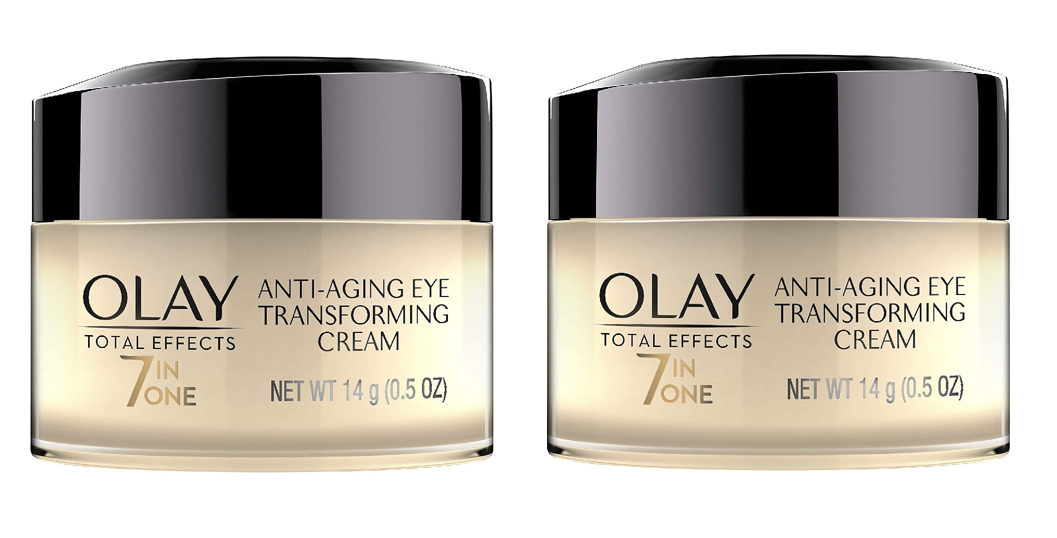 Olay Total Effects 7 in 1 Anti Aging Eye Transforming Cream, 0.5 Oz (Pack of 2)
