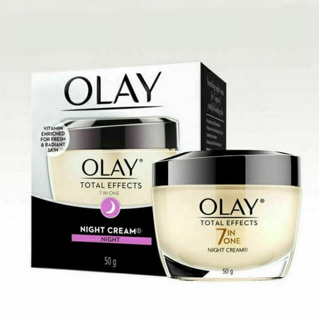 Olay Total Effects 7-in-1 Anti-Aging Night Firming Cream, 1.7 oz For All Skins