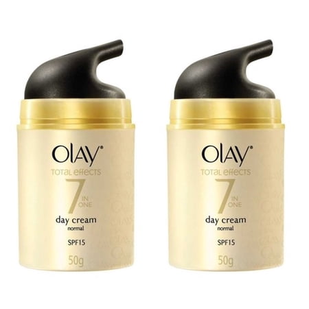 Olay Total Effects 7 in One Day Cream Normal SPF 15, 1.7 oz (Pack of 2)