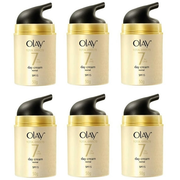 Olay Total Effects 7 in One Day Cream Normal SPF 15, 50g (1.7 oz) (Pack of 6)