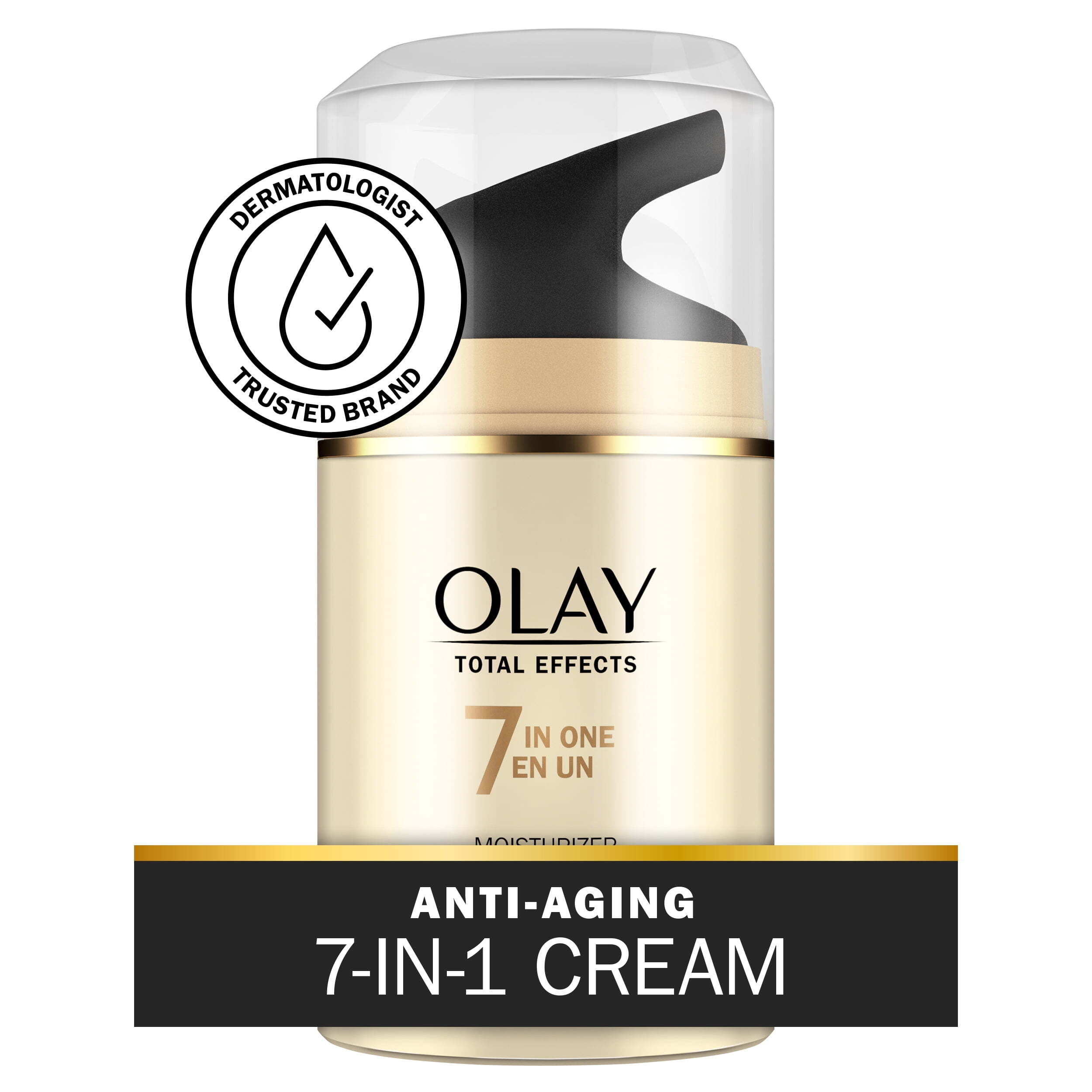 Olay Total Effects Face Moisturizer, All Skin Types, Reduces Enlarged Pores, 1.7 fl oz - image 1 of 12