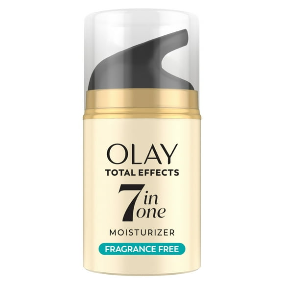 Olay Total Effects Face Moisturizer, Fragrance-Free, Everyday Care for All Skin, 1.7 fl oz