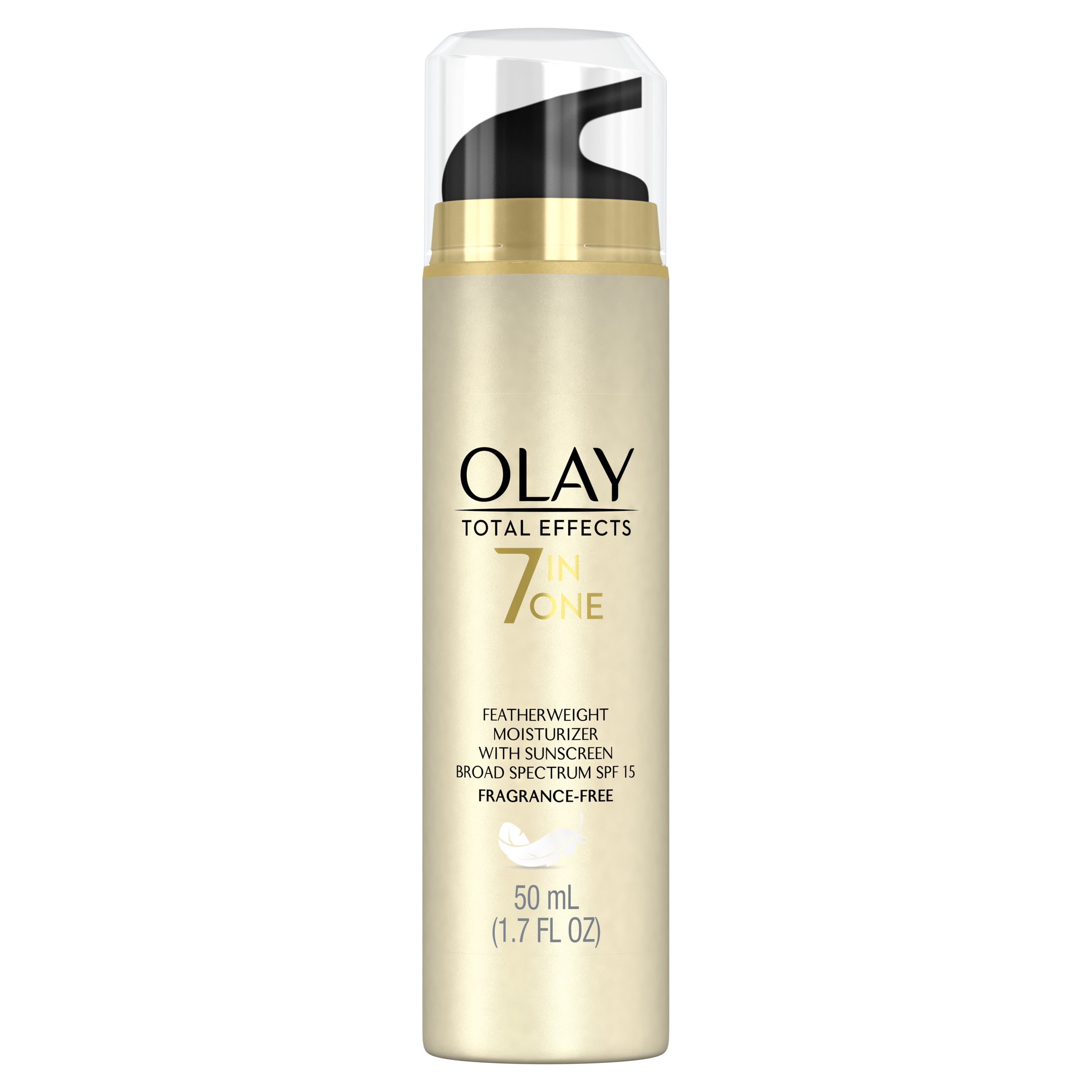 Olay Total Effects Fragrance-Free Featherweight Face Moisturizer with SPF 15, 1.7 fl oz