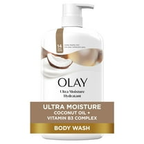 Olay Ultra Moisture Body Wash with Coconut Oil, 33 fl oz (1 pack)