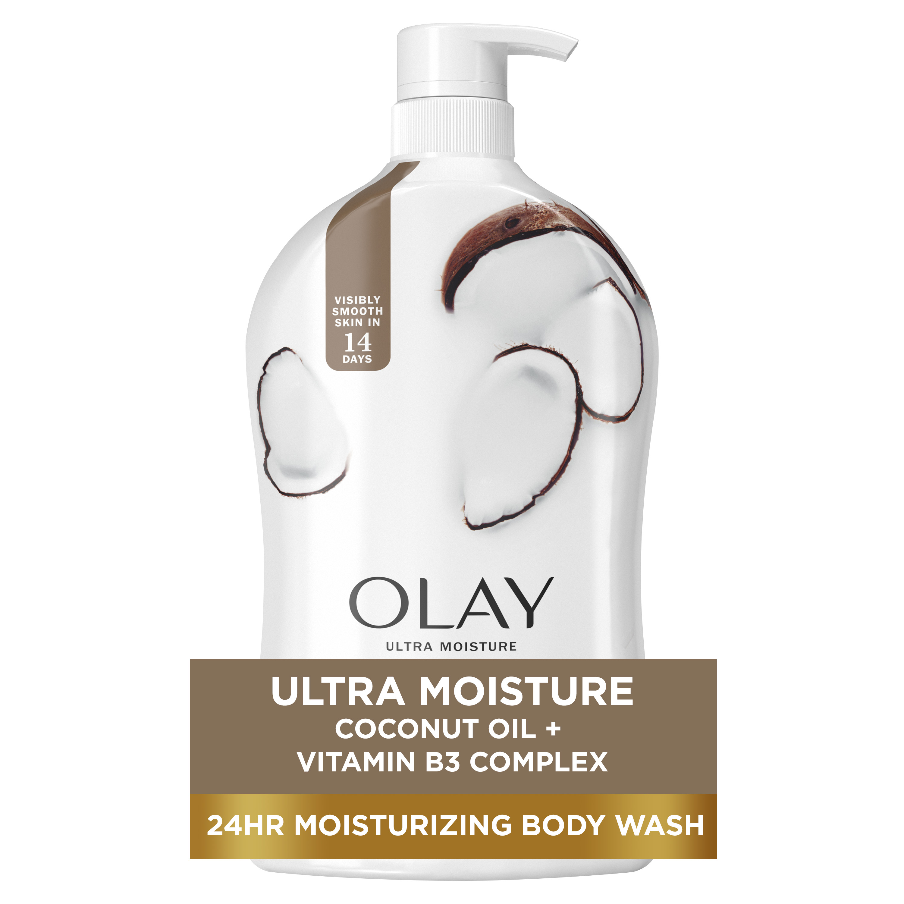 Olay Ultra Moisture Body Wash with Coconut Oil, 33 fl oz - image 1 of 11