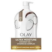 Olay Ultra Moisture Body Wash with Coconut Oil, 33 fl oz