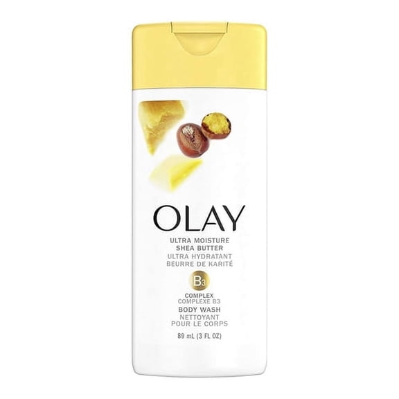 Olay Ultra Moisture Body Wash with Shea Butter, 3 Oz, 3 Pack