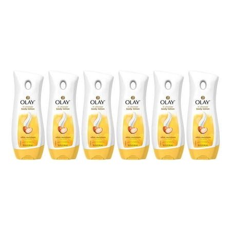 Olay Ultra Moisture In-Shower Lotion With Shea Butter 15.2 Ounce (449Ml) (6 Pack)