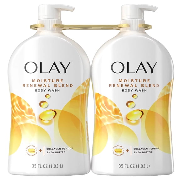 Olay Ultra Moisture Renewal Blend Body Wash, 35 Fluid Ounce (Pack of 2)