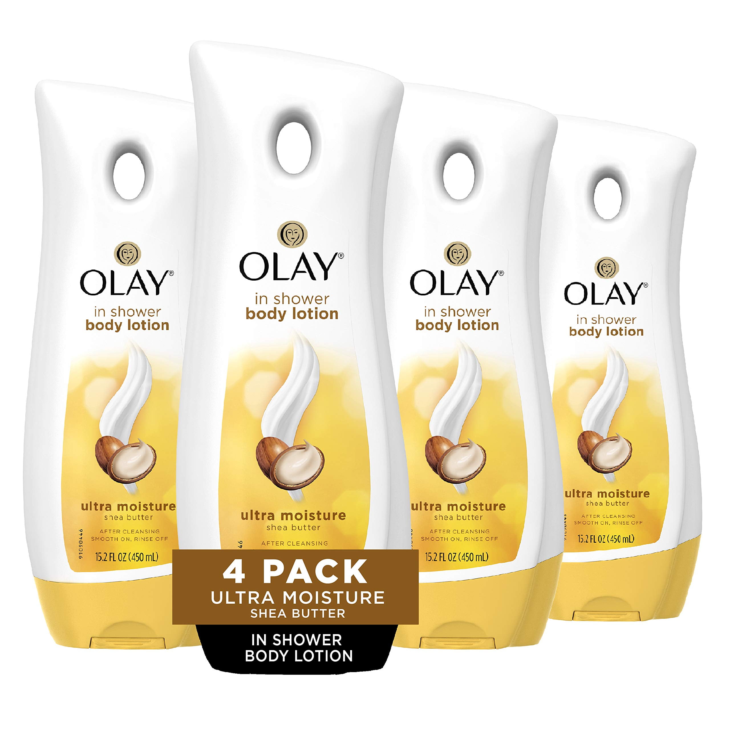 Olay Ultra Moisture Shea Butter InShower Body Lotion, Improves Dry