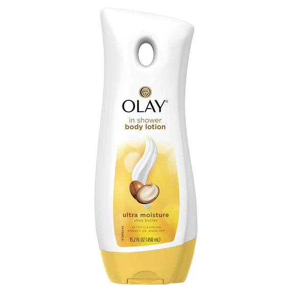 Olay Ultra Moisture Shea Butter In-Shower Body Lotion, for All Skin Types, 15.2 fl oz