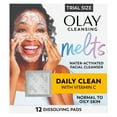 thumbnail image 1 of Olay Cleansing Melts + Vitamin C Face Wash, 12 count, Water-Activated Face Wash Cleans, Tones, and Refreshes Skin, 1 of 11