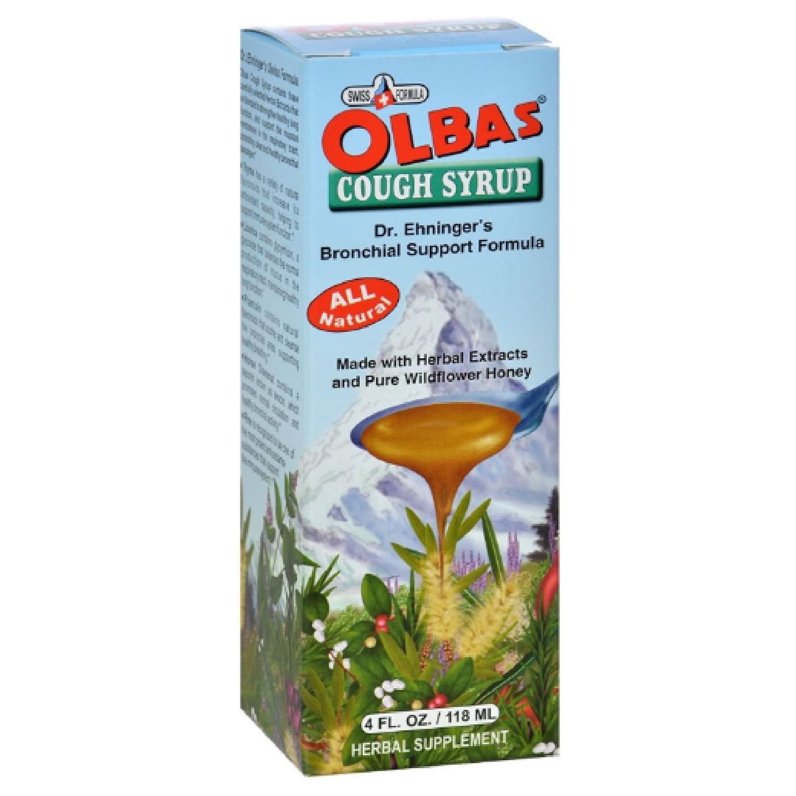 Olbas Herbal Supplement Laxative Cough Syrup Helps Clear Mucus W/ Honey