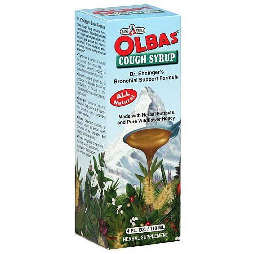 Olbas Natural Cough Syrup, Herbal Extracts & Pure Wildflower Honey, 4