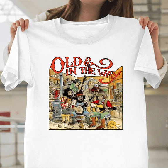 Old And In The Way Jerry Garcia Bluegrass Band Unisex T-Shirt, up to size 3XL.