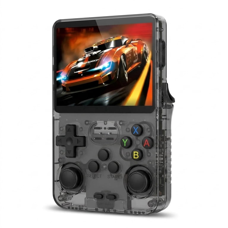 ゲームコンソール R36S 128G スケルトンブラック Old Arcade R36S 128GB Handheld Game Console, 50+ Emulators, for