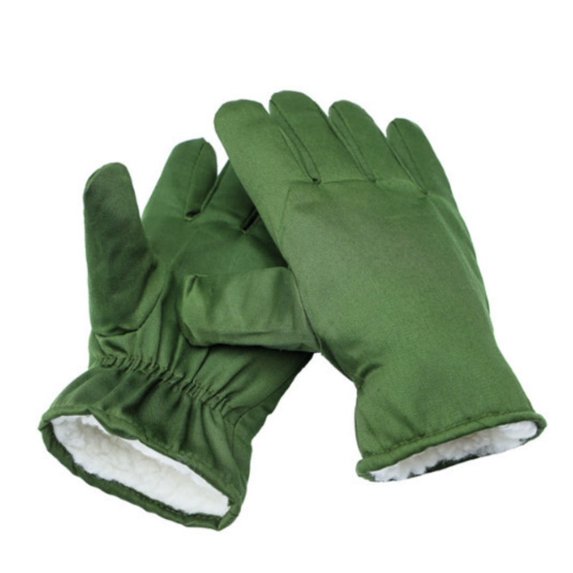 Old Army Green Cotton Gloves Cotton One Finger Men's Cotton Gloves Winter