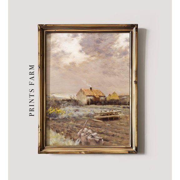 Old Barn Country Landscape Decor Rustic Home Print P196