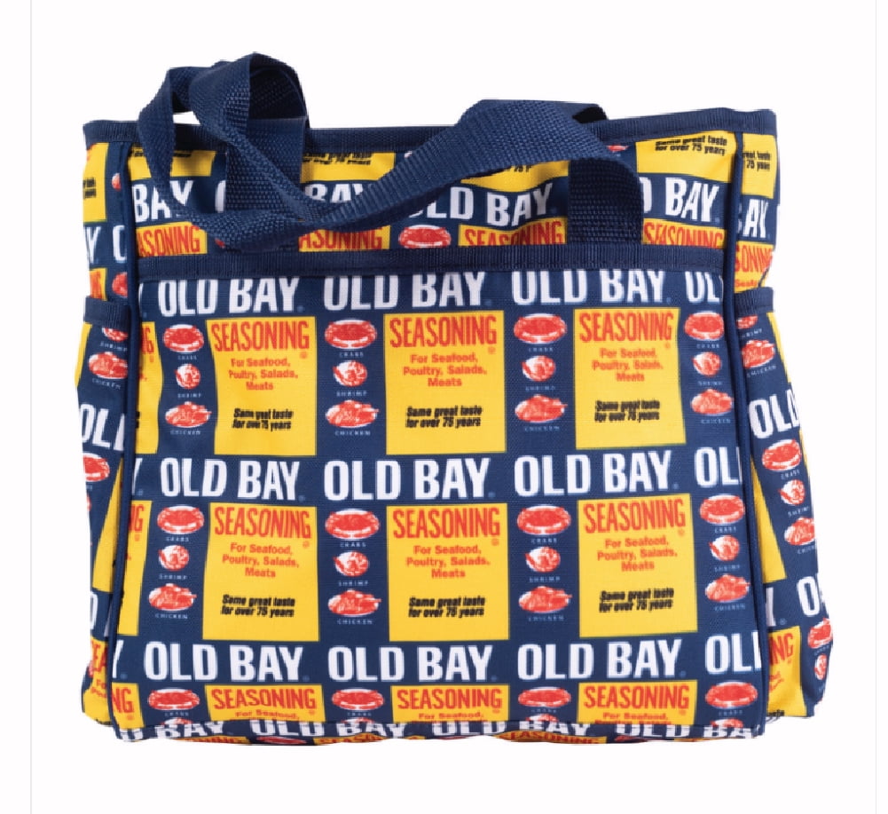 Old Bay Can Pattern Hot/Cold Insulated Tote Lunch Bag