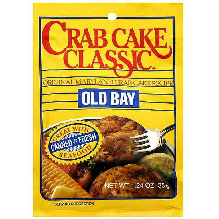 OLD BAY Classic Crab Cake Seasoning Mix, 1.24 oz Mixed Spices & Seasonings  