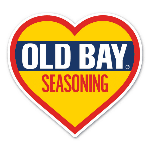 Old Bay Heart Logo Magnet