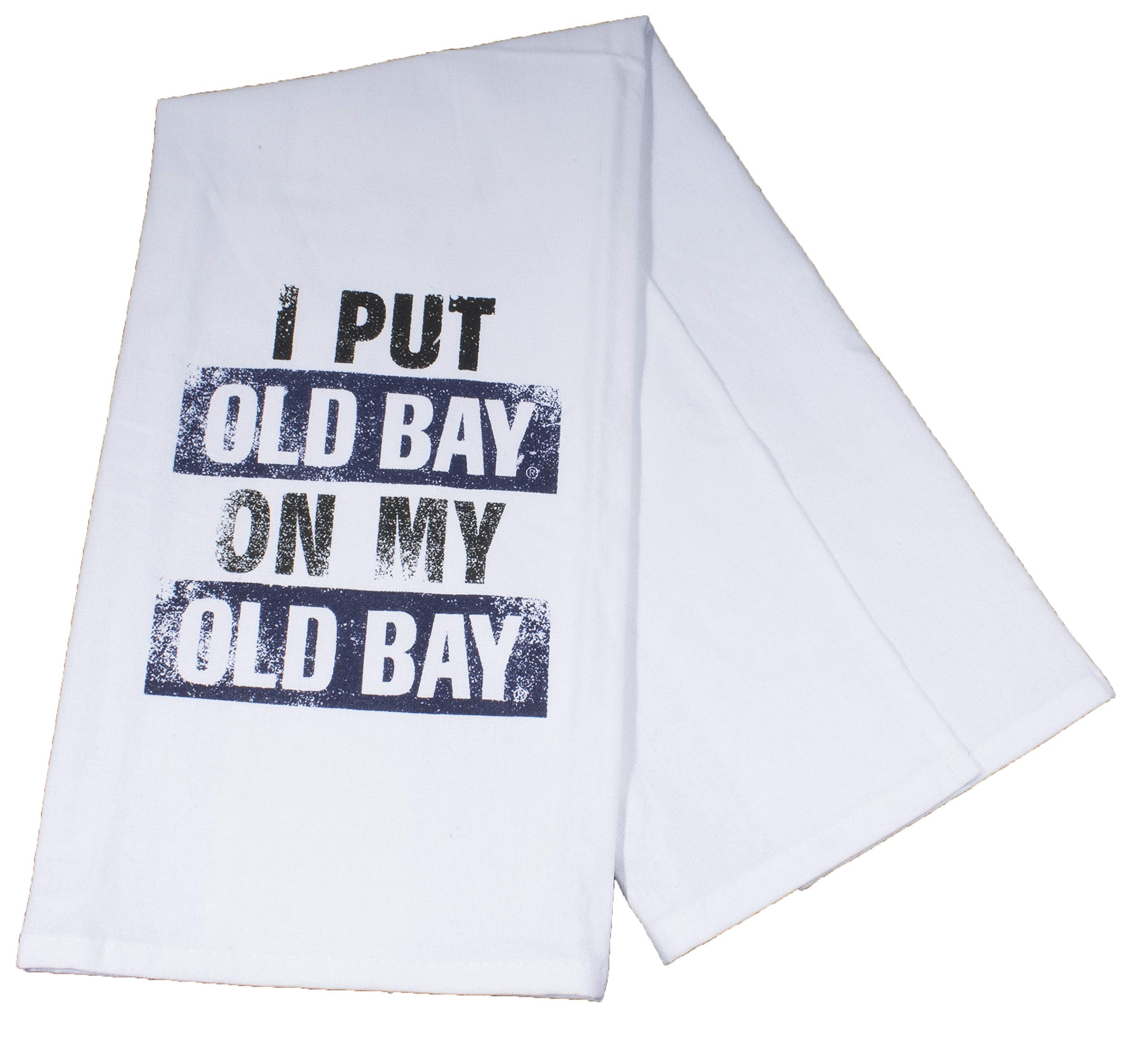 Old Bay Seafood Seasoning Licensed On My Old Bay Cotton Kitchen Towel