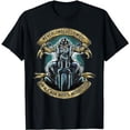 thumbnail image 1 of Old Biker Never Underestimate An Old Man With A Motorcycle T-Shirt, 1 of 5