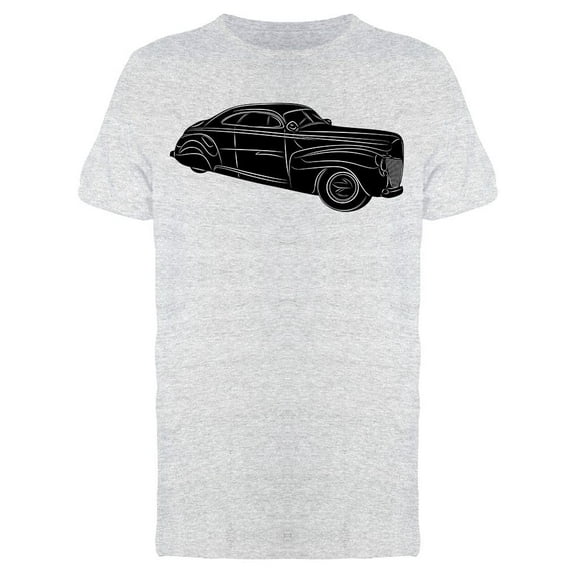 Old Black Car T-Shirt Men -Image by Shutterstock, Male XX-Large