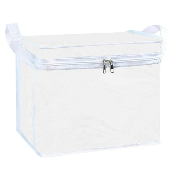 Old Book Storage Box, Transparent Dustproof and Moisture-Proof Organizer for Books, Classroom and Home Use, Ideal for Student Book Storage, Book Bags, and Shelving Solution