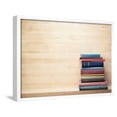thumbnail image 1 of Old Books on a Wooden Shelf, Framed Art Print Wall Art by donatas1205 Sold by Art.Com, 1 of 5