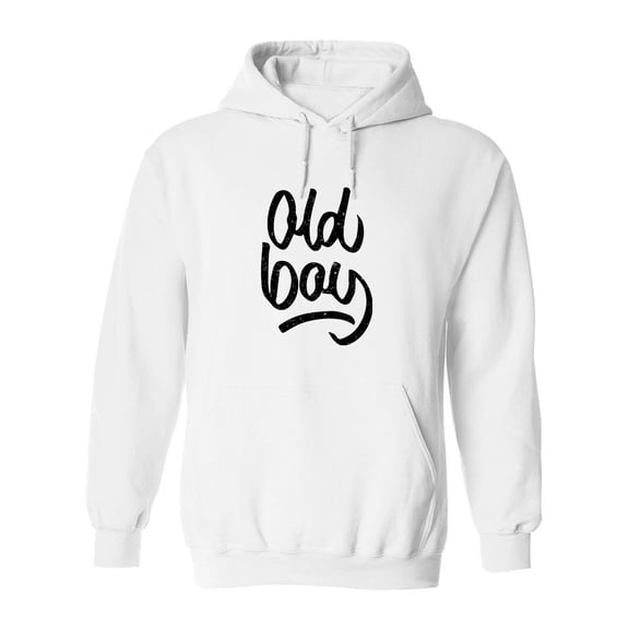 Old Boy Hoodie Men -Image by Shutterstock, Male Large