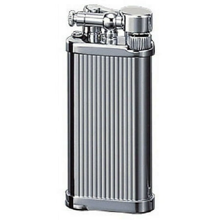 Old Boy IM Corona Butane Pipe Lighter 90 Degree Adjustable Flame Chrome - 1205