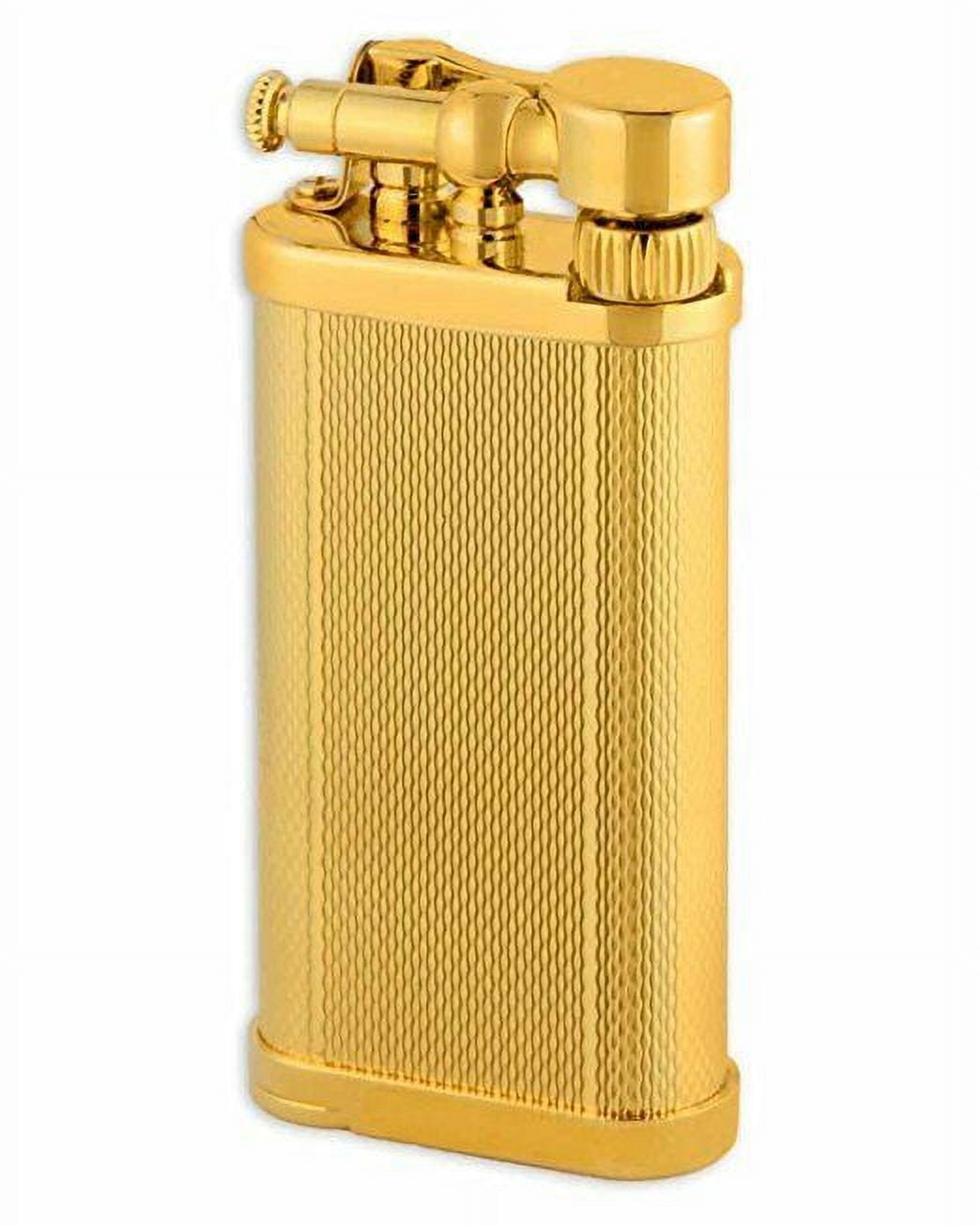 Old Boy IM Corona Butane Pipe Lighter 90 Degree Flame Gold Barley - 1205