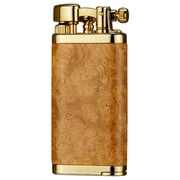 Old Boy IM Corona Butane Soft Flame Pipe Lighter Natural Smooth Gold - 1205