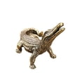 thumbnail image 1 of Old Brass Hot Crocodile Statue Figure Tea Pet Decoration Gift Rare Chinese Art, 1 of 4