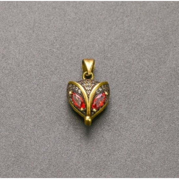 Old Brass Hot Toys Fox Pendant Statue Figure Decoration Gift Rare Chinese Art