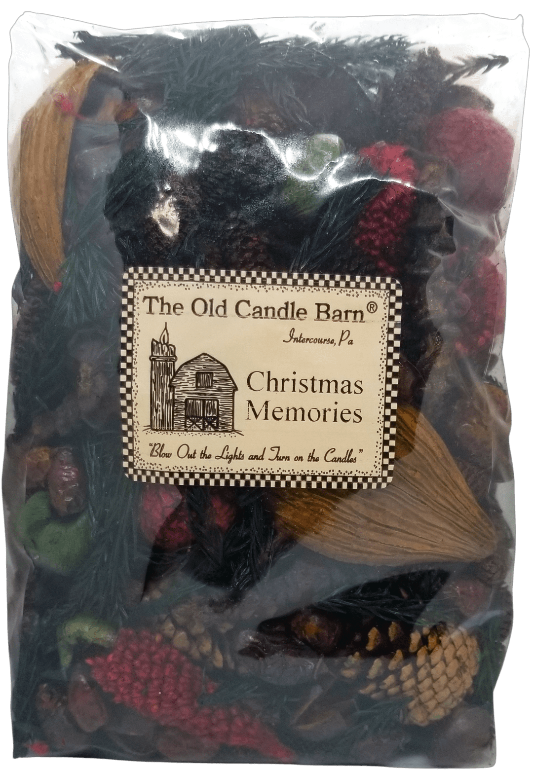 Old Candle Barn Christmas Memories Potpourri Large Bag Perfect Fall