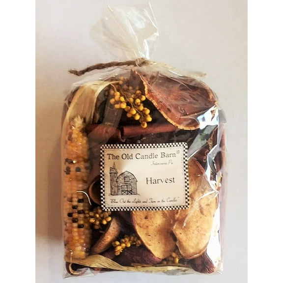 Old Candle Barn Harvest Potpourri Large Bag - Perfect Fall Decoration or Bowl Filler - Beautiful Autumn Scent
