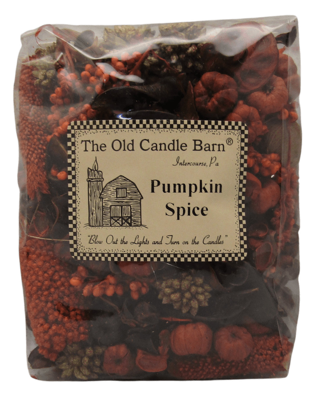 Old Candle Barn Pumpkin Spice Potpourri 4 Cup Bag Perfect Fall