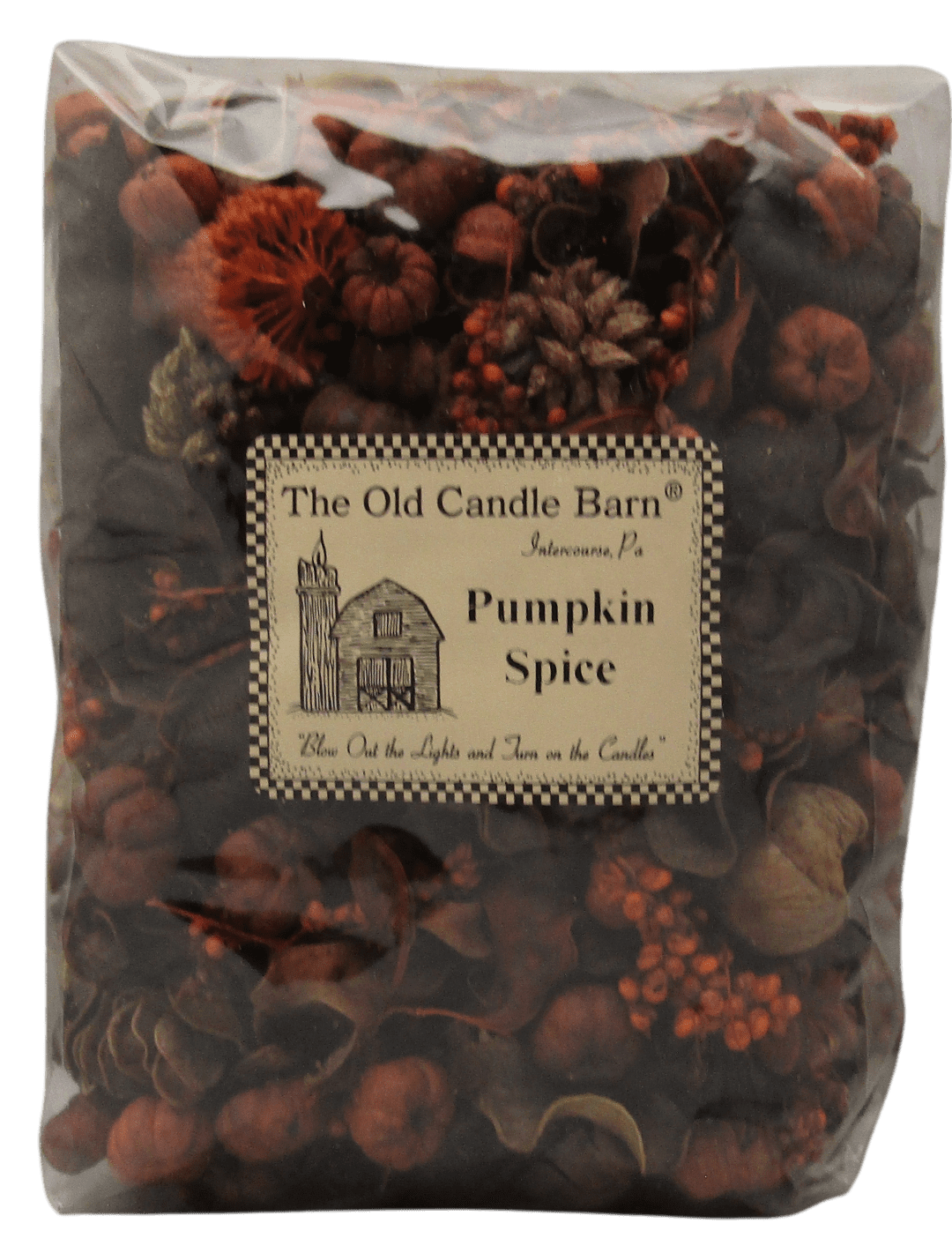 Old Candle Barn Pumpkin Spice Potpourri 8 Cup Bag Perfect Fall