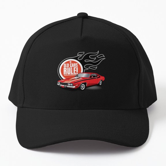 Old Cars Rule 73 Road Runner Baseball Cap, Classic Muscle Car Graphic Design, Everyday Hat