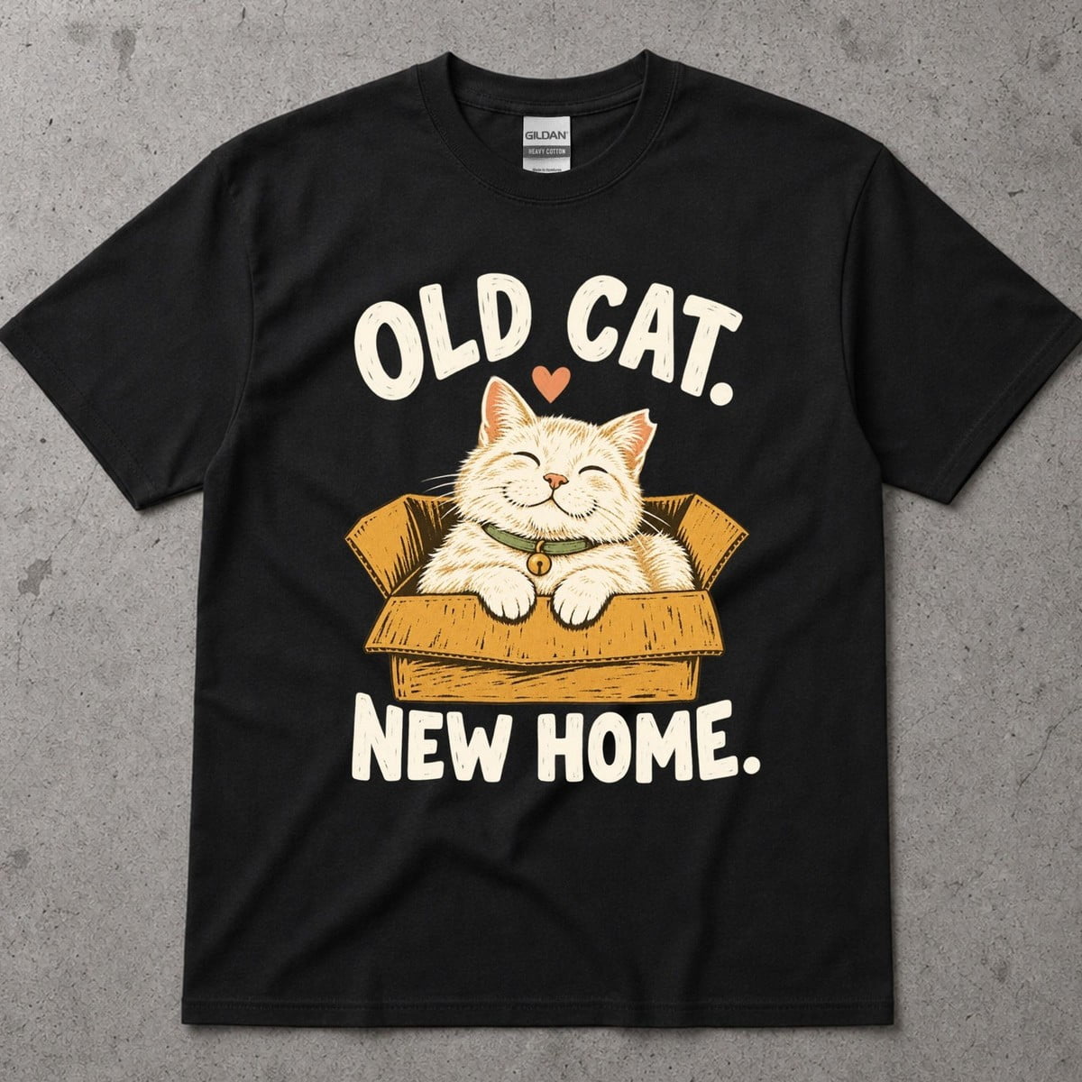 Simple Rescue Vests Old Cat New Home Adoption Rescue T-Shirt - Walmart.com