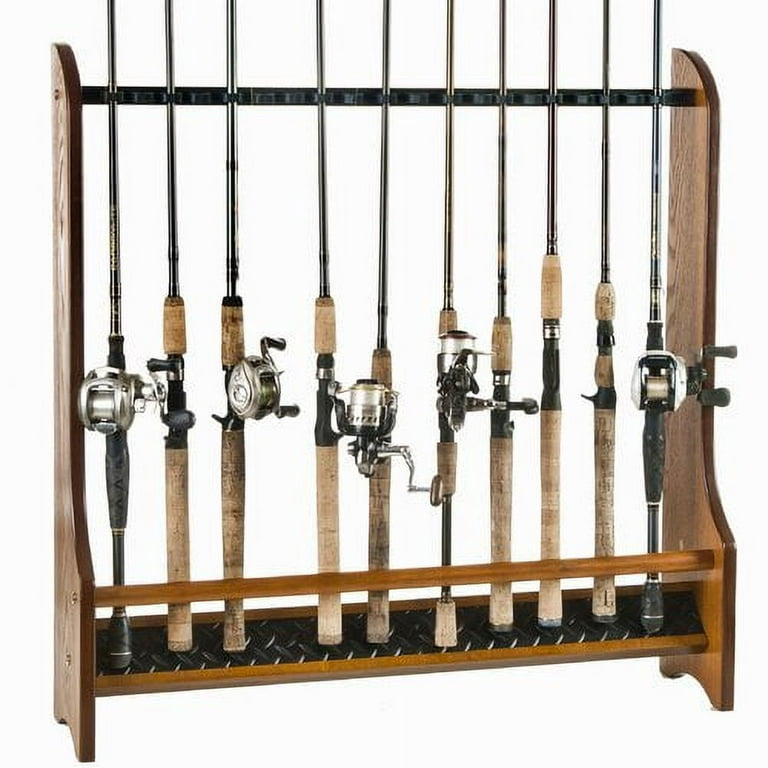 Buy Old Cedar Outfitters Solid Pine Horizontal Ceiling Rack for Fishing Rod  Storage, Holds up to 9 Fishing Rods, CPR-009 Online at Lowest Price Ever in  India