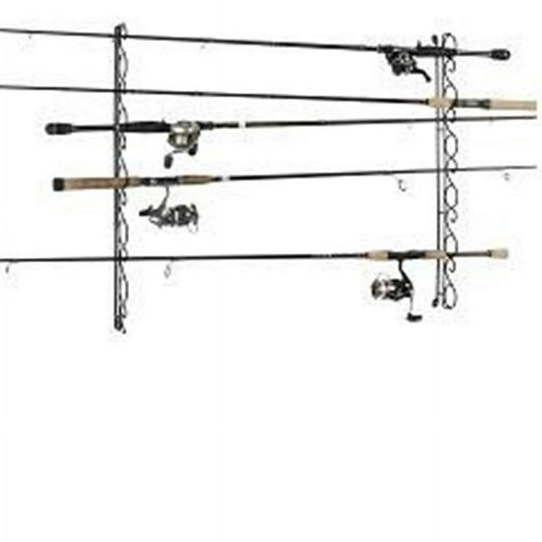 Organized Fishing Horizontal Wire Ceiling Rod Rack