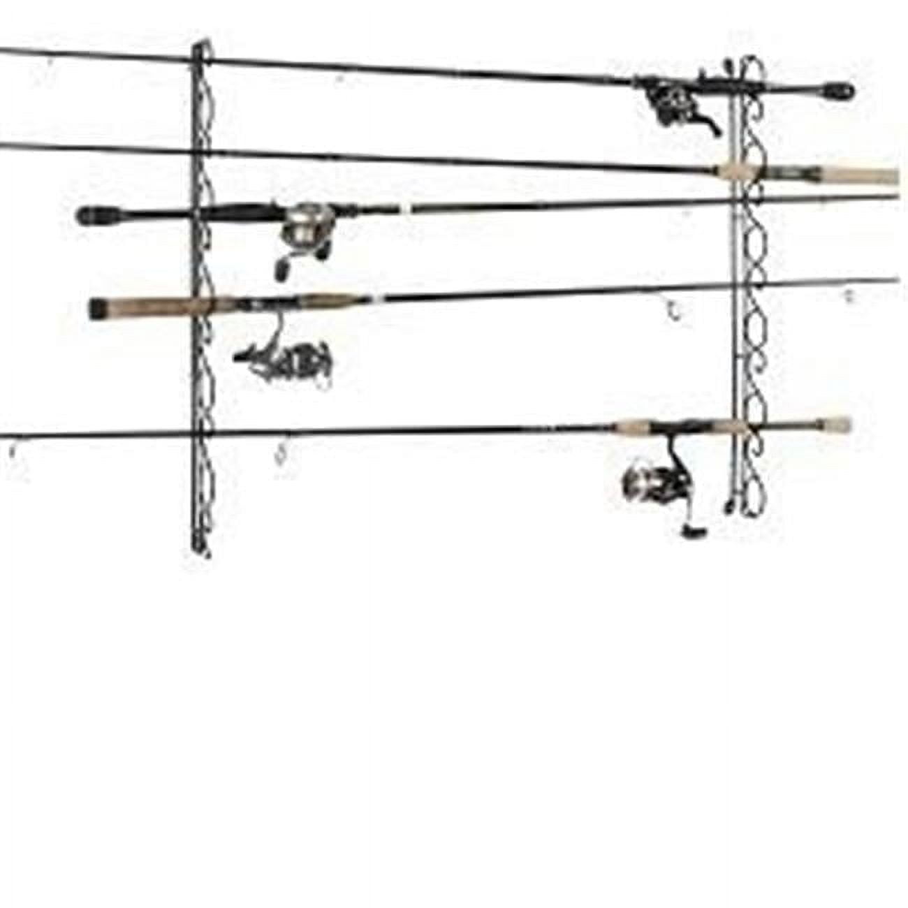 Old Cedar Outfitters 9-Capacity Wire Horizontal/Ceiling Rod Rack ...