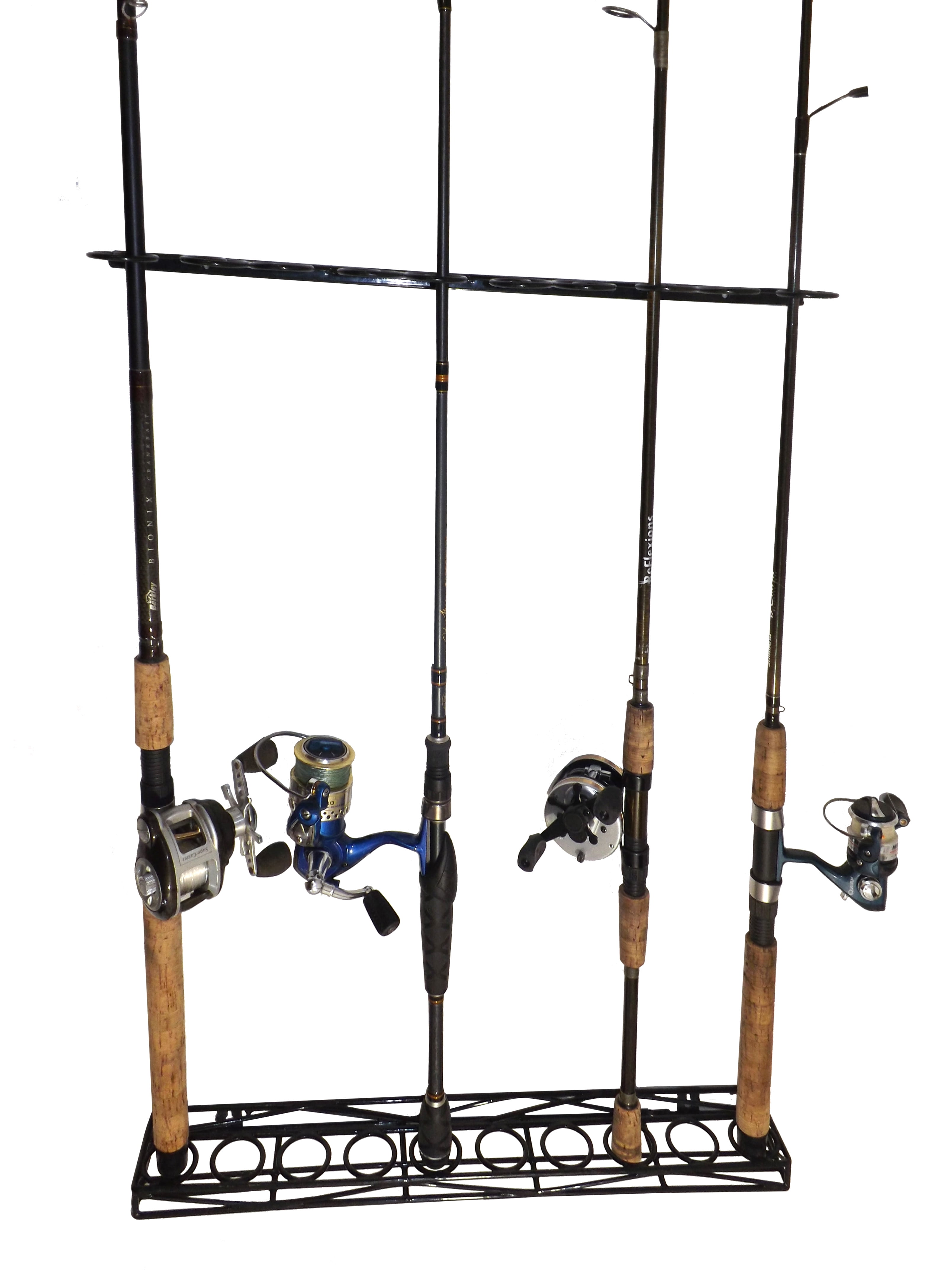 Old Cedar Outfitters Wire Vertical Wall Rack 10 Cap, Black