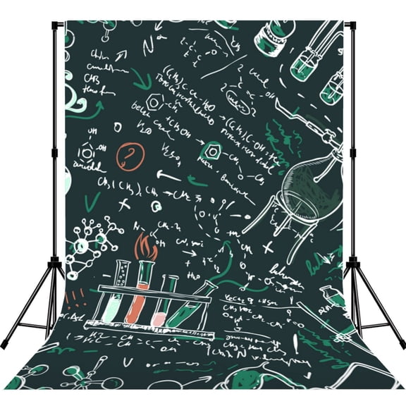 Old Chemistry Laboratory Science Photography Backdrop 5x7Ft Background for Photo Studio Video Recording Birthday Party Wedding Home Decor