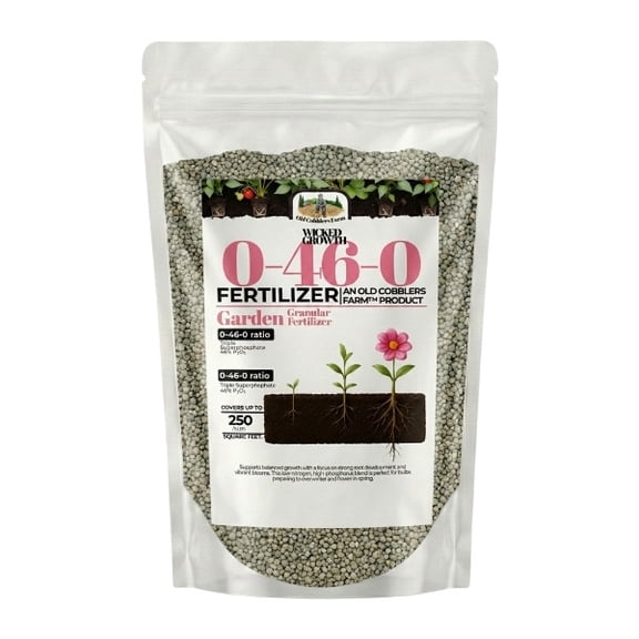 Old Cobblers Farm™ 0-46-0 Fertilizer - for Strong Roots and Vibrant Growth (5 lbs | 10 lbs | 15 lbs | 20 lbs) (5 lbs)