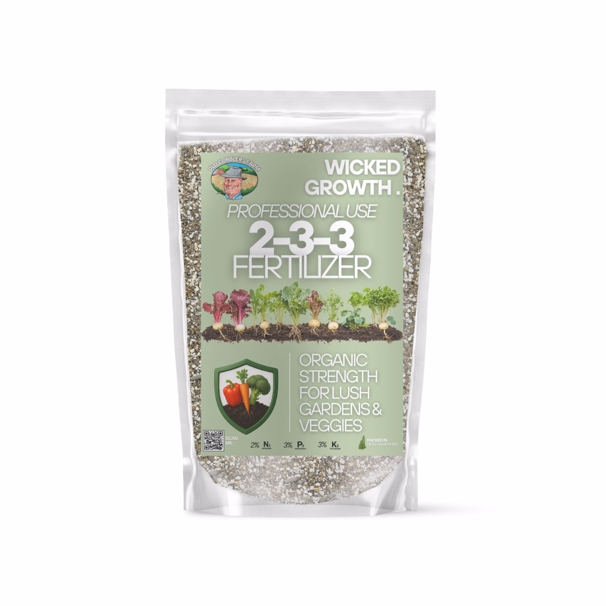 Old Cobblers Farm™ 2-3-3 Fertilizer - High-Yield Crops (5 lbs | 10 lbs | 15 lbs | 20 lbs) (10 lbs)